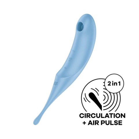 Pagina 2 - Vibratoare Clitoridiene, Vibrator Clitoridian Twirling Pro, Bleu, pasiune.ro