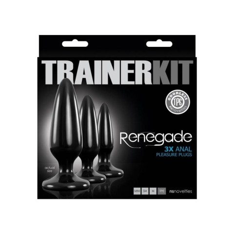 Vibratoare Seturi, Set 3 Dopuri Anale Pleasure Plug Trainer Kit, pasiune.ro