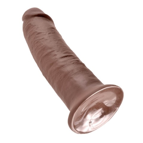 Pipedream - King Cock, Dildo Clasic Cu Ventuza King Cock, Brun, 25 Cm, pasiune.ro