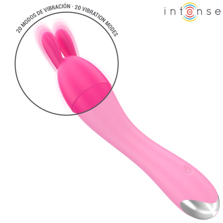 Vibrator Cher Intense, Capete Interschimbabile Roz 2