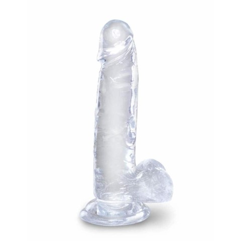 Pagina 6 - Dildouri Clasice, Dildo Realistic Cu Testicule King Cock, Transparent, 17.5 Cm, pasiune.ro