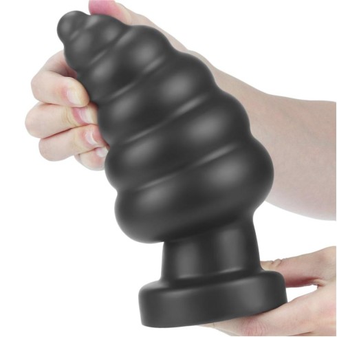 dop, Dop Anal Cu Vibratii King Sized Vibrating Anal Cracker, Negru, 16 Cm, pasiune.ro
