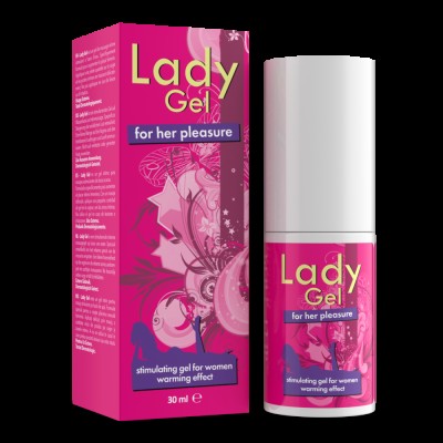Gel Stimulant Cu Efect Incalzire Pentru Femei Lady Gel, 30 Ml