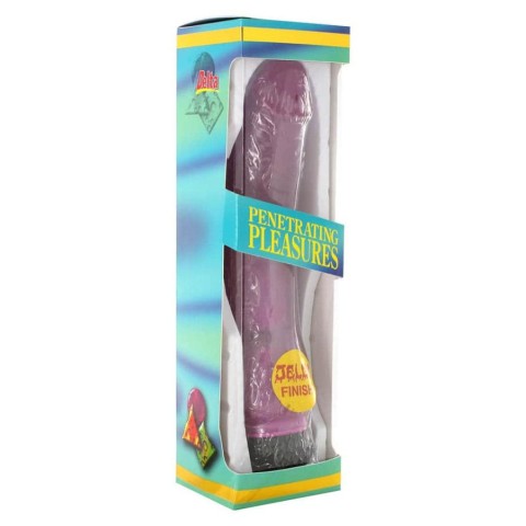 Vibratoare Realistice, Vibrator Realistic Penetrating Pleasures, Mov, 21 Cm, pasiune.ro