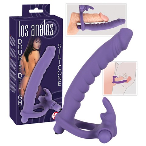Dildouri Anale, Stimulent Anal Cu Vibratii Silicone Strap-on, Mov, 17 Cm, pasiune.ro