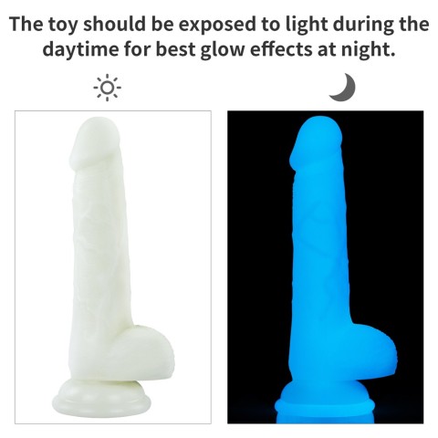 Pagina 9 - Lovetoy, Dildo Fantezie Fosforescent Lumino Play, Alb, 17.5 Cm, pasiune.ro