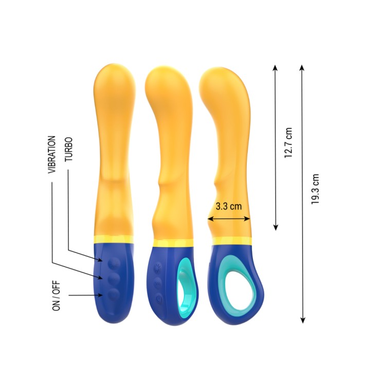 Vibrator G-spot Shaggy Intense Galben  4