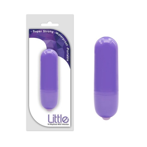 vibrator, Mini Vibrator Little, Mov, 7.5 Cm, pasiune.ro