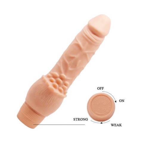 Debra, Vibrator Realistic Barbara Clark, Natural, 19 Cm, pasiune.ro