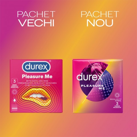 Prezervative, Prezervative Durex Pleasure Me, 3 Buc, pasiune.ro
