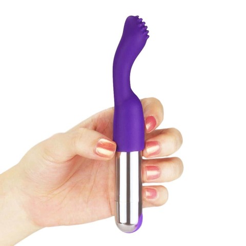 Vibratoare Oua Si Gloante, Glont Vibrator Ijoy Versatile Tickler, Mov, 14.5 Cm, pasiune.ro
