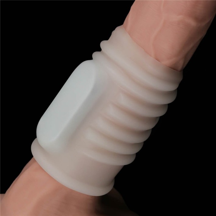 Inel Penis Cu Vibratii Vibrating Spiral Knights Ring (white) I