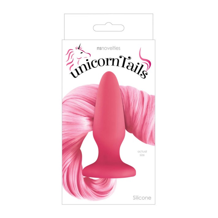 Dop Anal Unicorn Tails - Pastel Roz