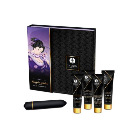 Shunga, Set Cadou Stimulente Erotice Naughty Geishas, pasiune.ro