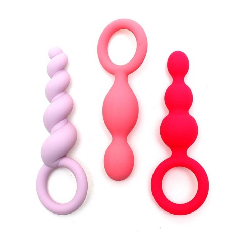 Satisfyer, Set 3 Dopuri Anale, Multicolor, pasiune.ro