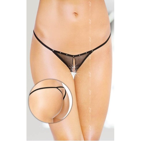 g-string, Chilotei Sexy Decupati, Negru, S/l, pasiune.ro