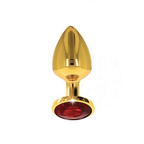 anal, Plug Anal Gold Cu Piatra Jewel S, pasiune.ro