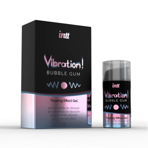 stimulant, Gel Stimulant Cu Aroma Bubble Gum Vibration, 15 Ml, pasiune.ro
