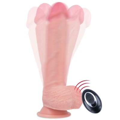 Vibrator Silicon Lichid Rockarmy Cu Telecomanda 22 Cm