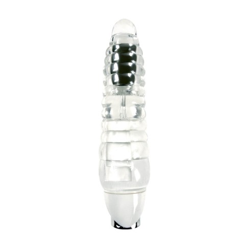 Outlet, Vibrator Lucidity: Aurora Light-up Vibe, Transparent, 19 Cm, pasiune.ro