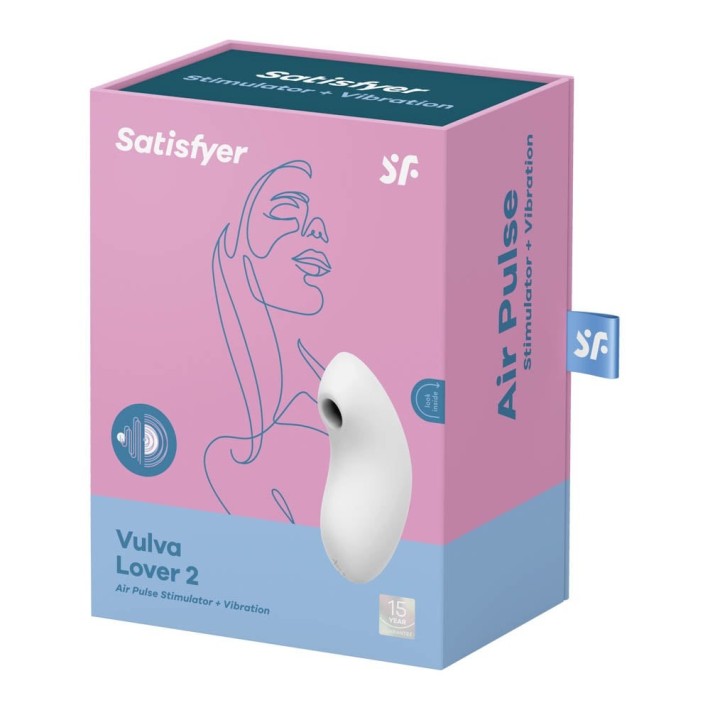 Vibrator Clitoridian Vulva Lover 2, Alb
