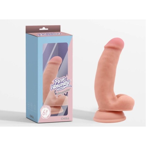 dildo, Dildo Clasic Pornographer, Natural, 17.5 Cm, pasiune.ro