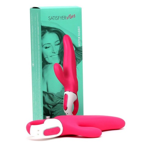 Vibratoare Speciale, Vibrator Mr. Rabbit, Roz, 22 Cm, pasiune.ro