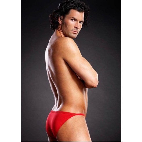 micro, Microfiber Pouch Bikini Red L/xl, pasiune.ro