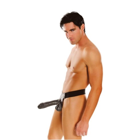 fetish, Strap-on/extensie Penis Big Daddy, Negru, 25 Cm, pasiune.ro