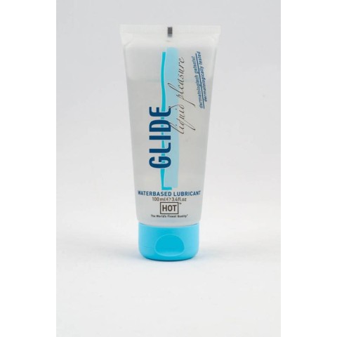 HOT, Lubrifiant Pe Baza De Apa Glide Liquid Pleasure, 100 Ml, pasiune.ro