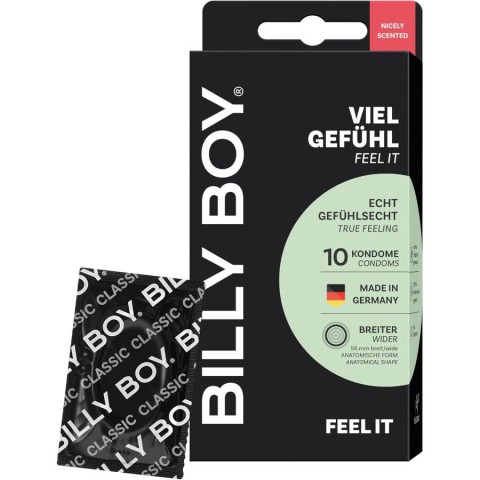 BILLY BOY, Prezervative Billy Boy Feel It 10 Buc, pasiune.ro