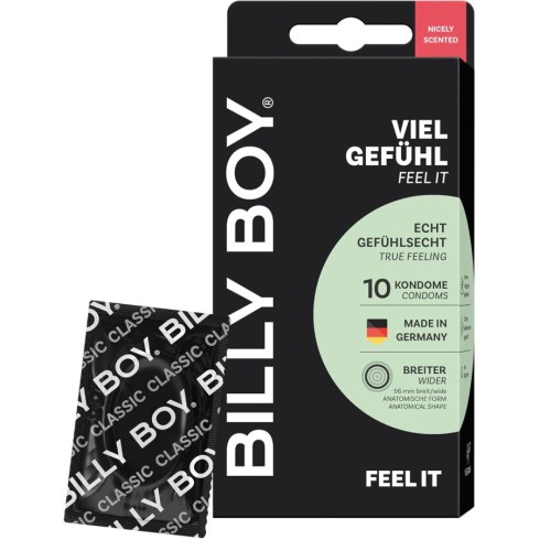 prezervative, Prezervative Billy Boy Feel It 10 Buc, pasiune.ro