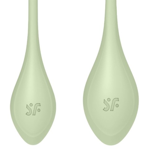 Bile vaginale, Bile Kegel Satisfyer Yoni Power 2 Green, pasiune.ro