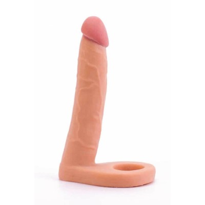 Strap On Anal The Ultra Soft Double, Natural, 15 Cm