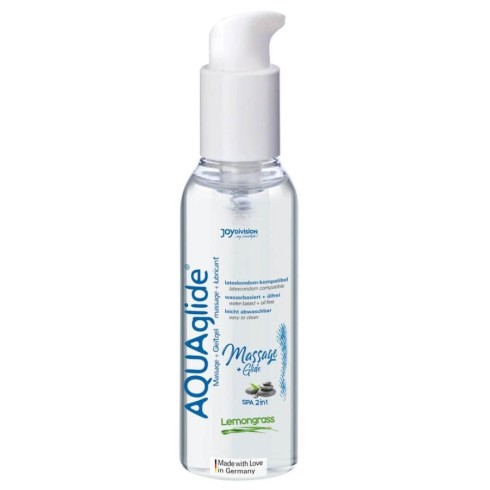 lubrifiant, Gel Masaj/lubrifiant Aquaglide Lemongrass, 200 Ml, pasiune.ro
