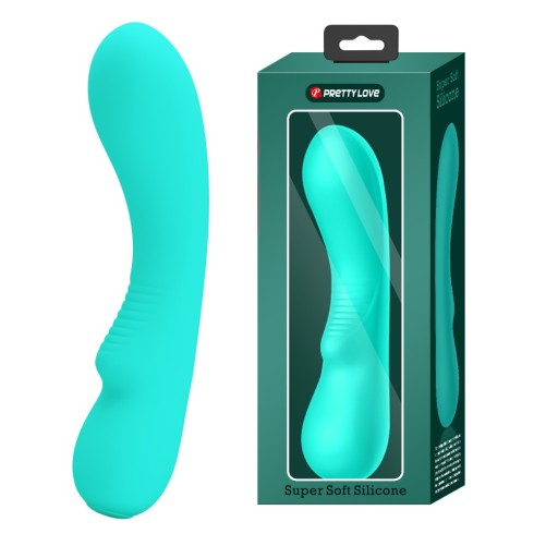 pretty, Vibrator Punctul G Matt, Verde, 19 Cm, pasiune.ro