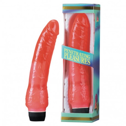 Pagina 3 - Vibratoare Clasice, Vibrator Penetrating Pleasures, Rosu,  20 Cm, pasiune.ro