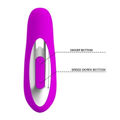 Vibrator Anal Piper, Violet, 11.5 Cm
