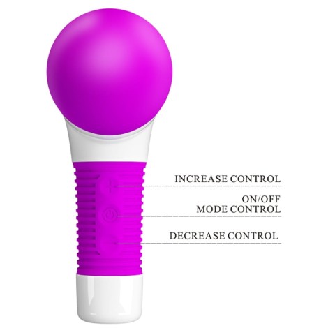 Magic Wand, Vibrator Magic Gun, Violet, 20 Cm, pasiune.ro