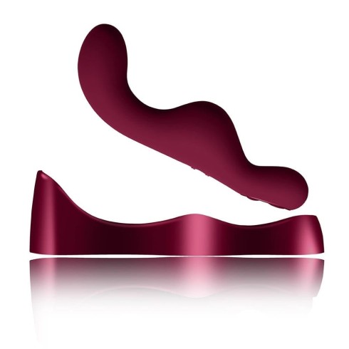 Vibrator Punctul G Ruby Glow Blush, Bordo, 17 Cm