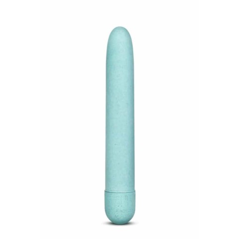 Vibratoare Clasice, Vibrator Clasic Gaia Eco Aqua, Turcoaz, 17.5 Cm, pasiune.ro
