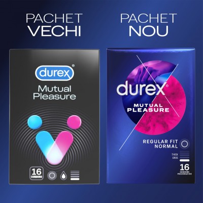 Pachet Prezervative Durex Mutual Pleasure 2x16, 32 Bucati 