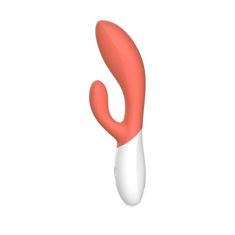 LELO, Vibrator Rabbit Ina 3, Coral, 20 Cm, pasiune.ro