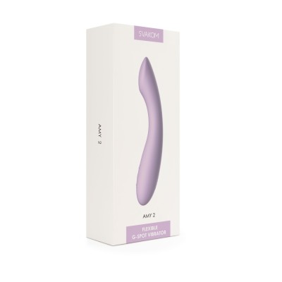 Vibrator Punctul G Amy 2, Lila, 17.5 Cm