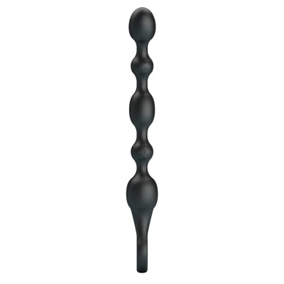 Bile Anale Cu Vibratii Van, Negru, 24 Cm