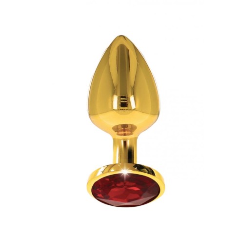 anal, Plug Anal Gold Cu Piatra Jewel M, pasiune.ro