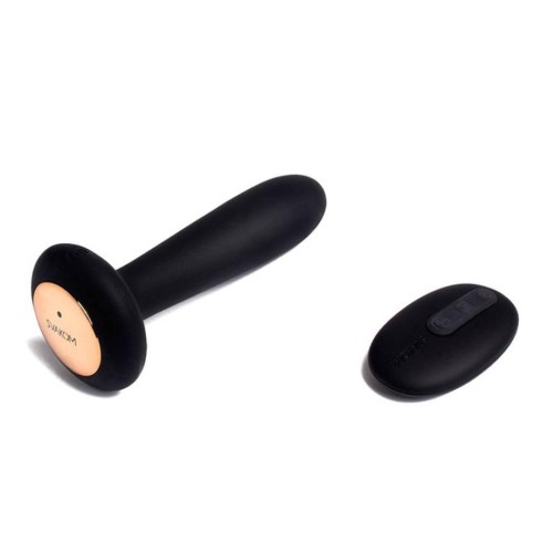 dop, Dop Anal Unisex Cu Vibratii Si Incalzire Primo, Negru, 12 Cm, pasiune.ro