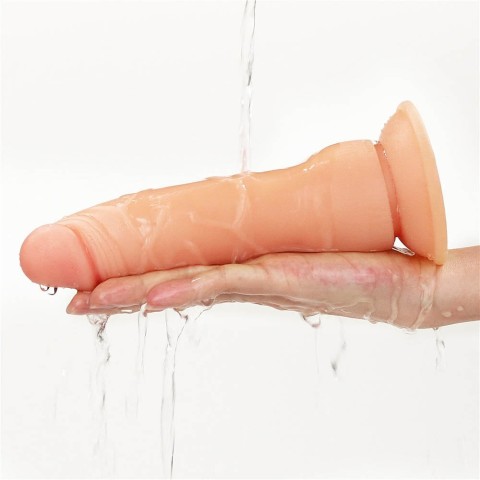 Strap On Cu Vibratii, Set Ham Strap-on Si Dildo Cu Vibratii Easy Strapon, Natural, 19 Cm, pasiune.ro