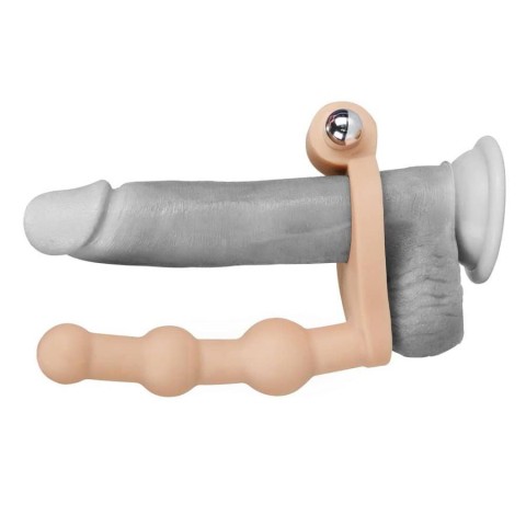 Vibratoare Anale, Stimulator Anal Cu Vibratii The Ultra Soft Double, 15 Cm, pasiune.ro