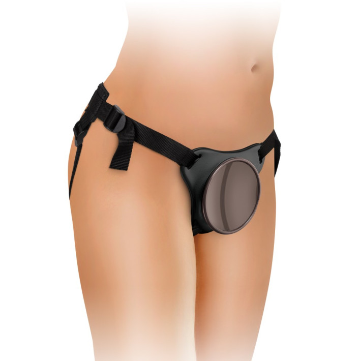 Beginner's Body Dock Strap-on Harness Black/ Black 10